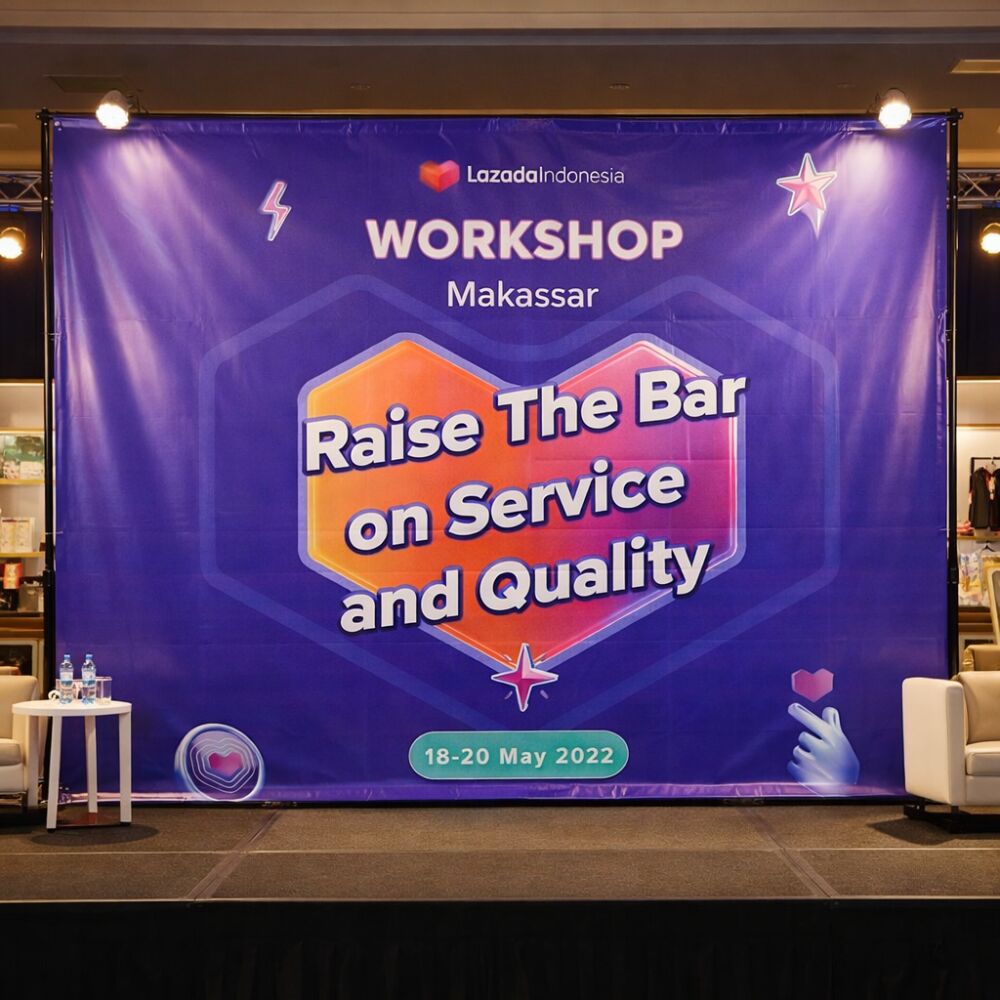 Jumbo Banner - Giant Banner uk 300x240cm Include Printing Flexi 340g