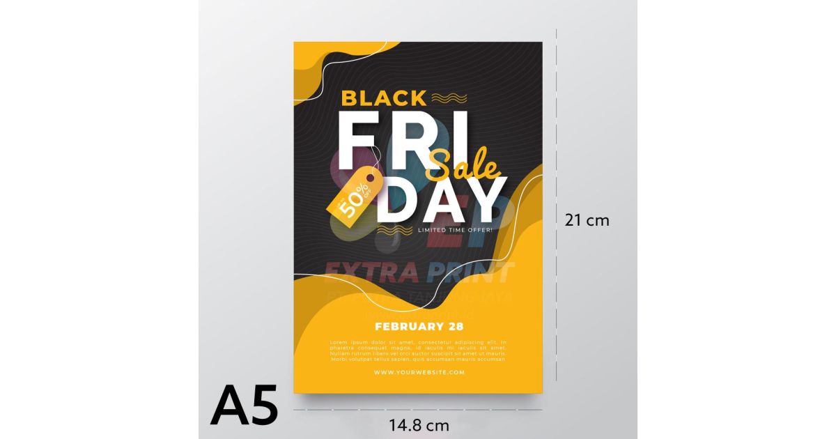 Cetak Brosur A5 Matte Paper 150g 2 Sisi