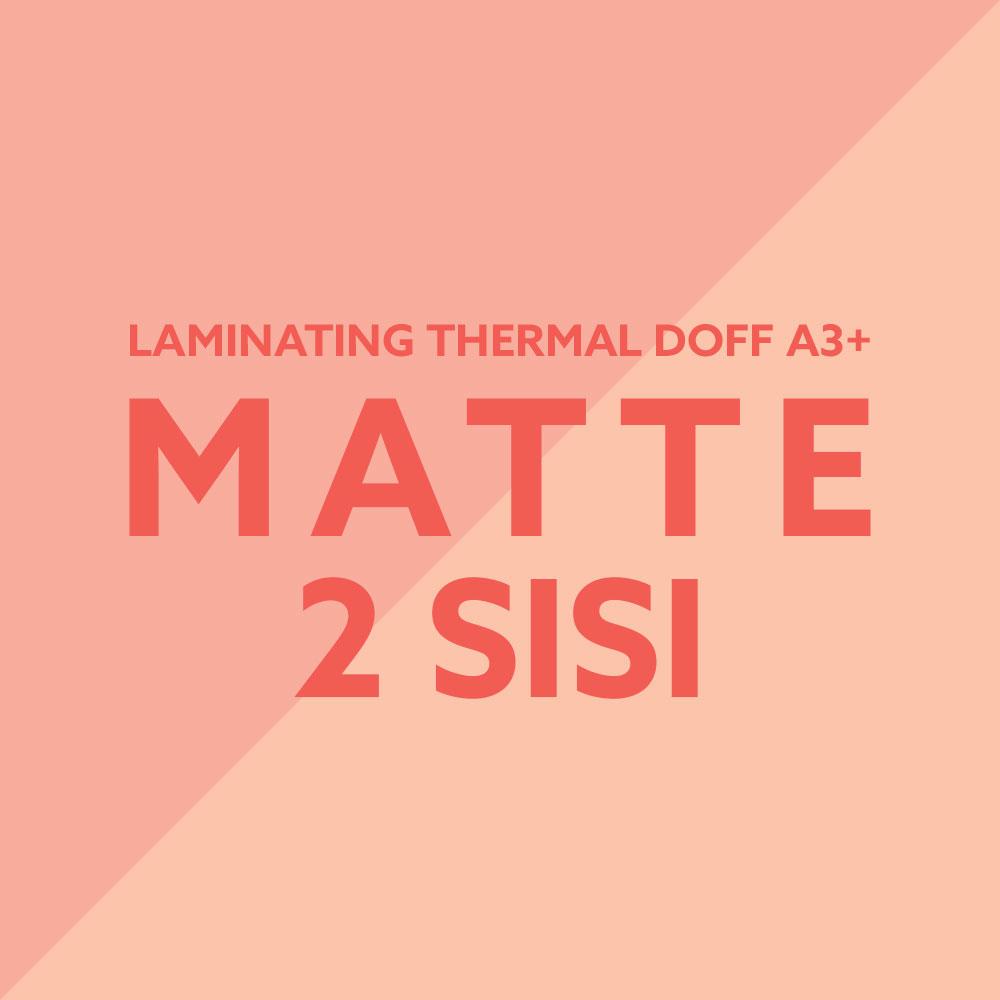 Laminating Panas Matte A3+ 2 sisi