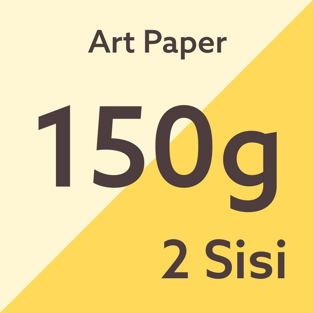 Cetak Digital A3 2 Sisi Art Paper 150g