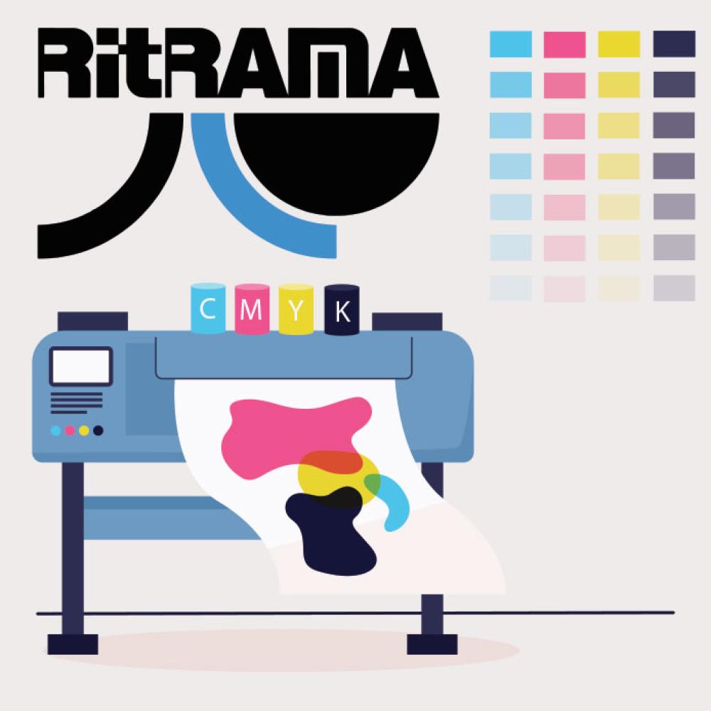 Cetak Stiker Vynil Susu RITRAMA