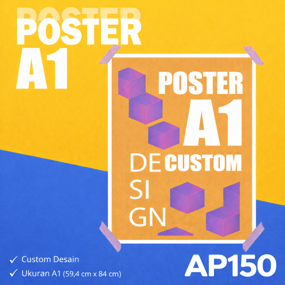 Print Poster A1 Art Paper 150g 1 Sisi