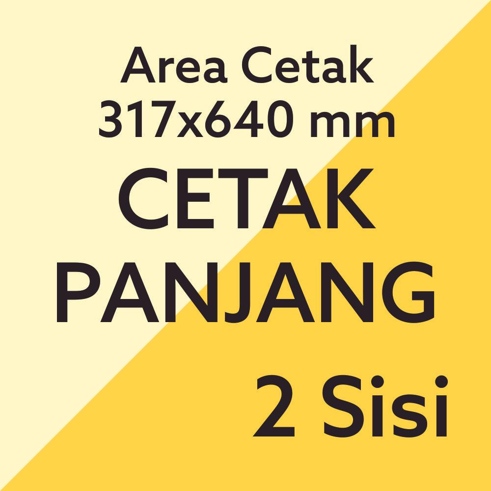 Cetak Digital 32x65 cm 2 Sisi Art Carton 260g