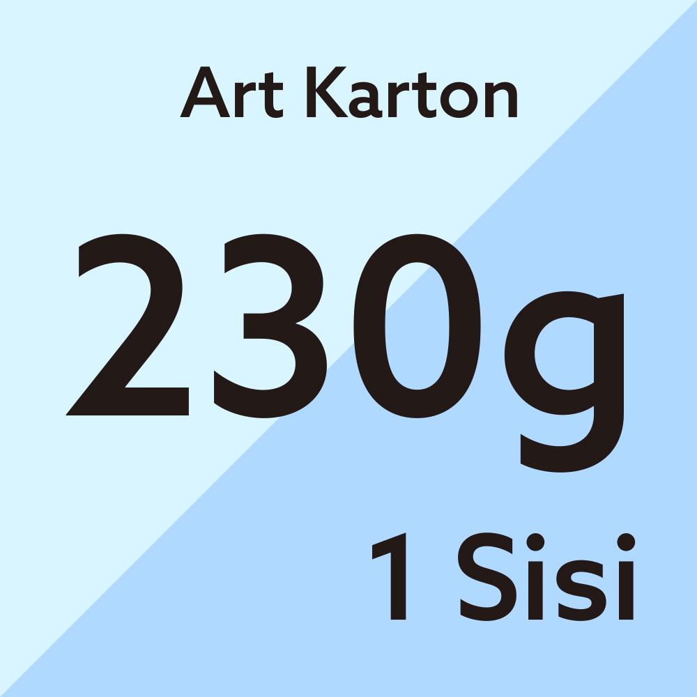 Cetak Digital A3 1 Sisi Art Carton 230g